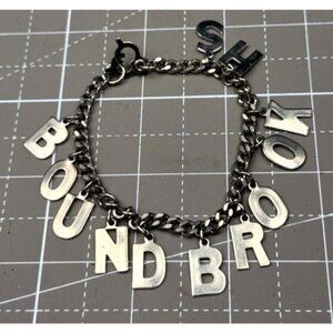 Vintage Bound Brook High School Letter Charm Bracelet